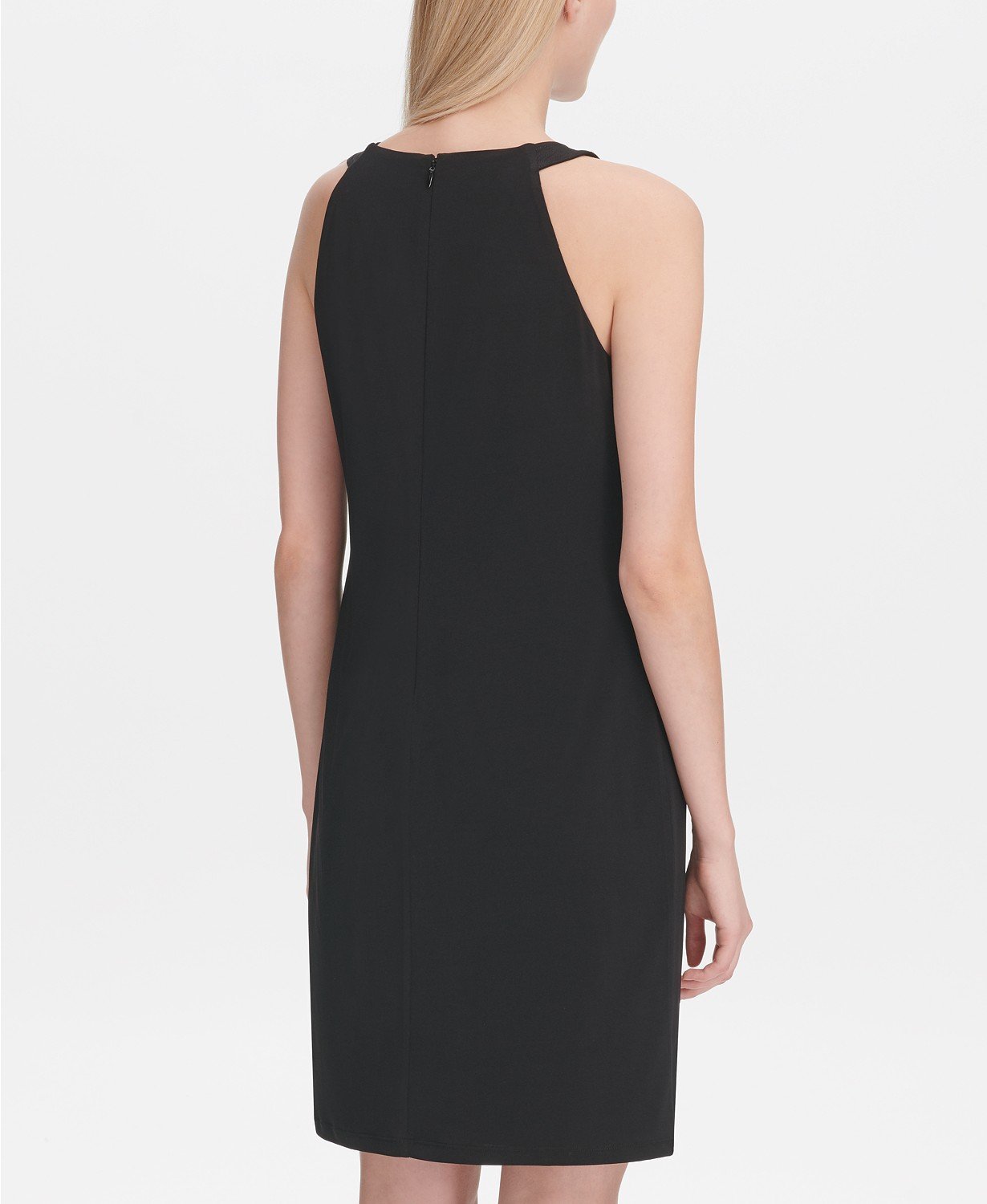 Calvin Klein Ruffled Halter Dress - TopLine Fashion Lounge