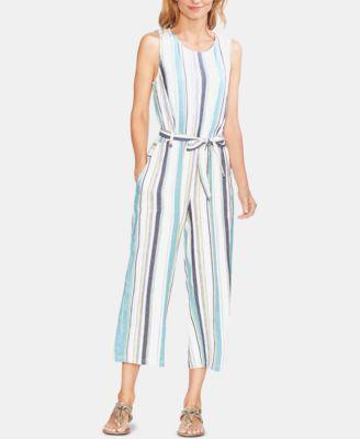 Vince Camuto Striped Sleeveless Jumpsuit - TopLine Fashion Lounge