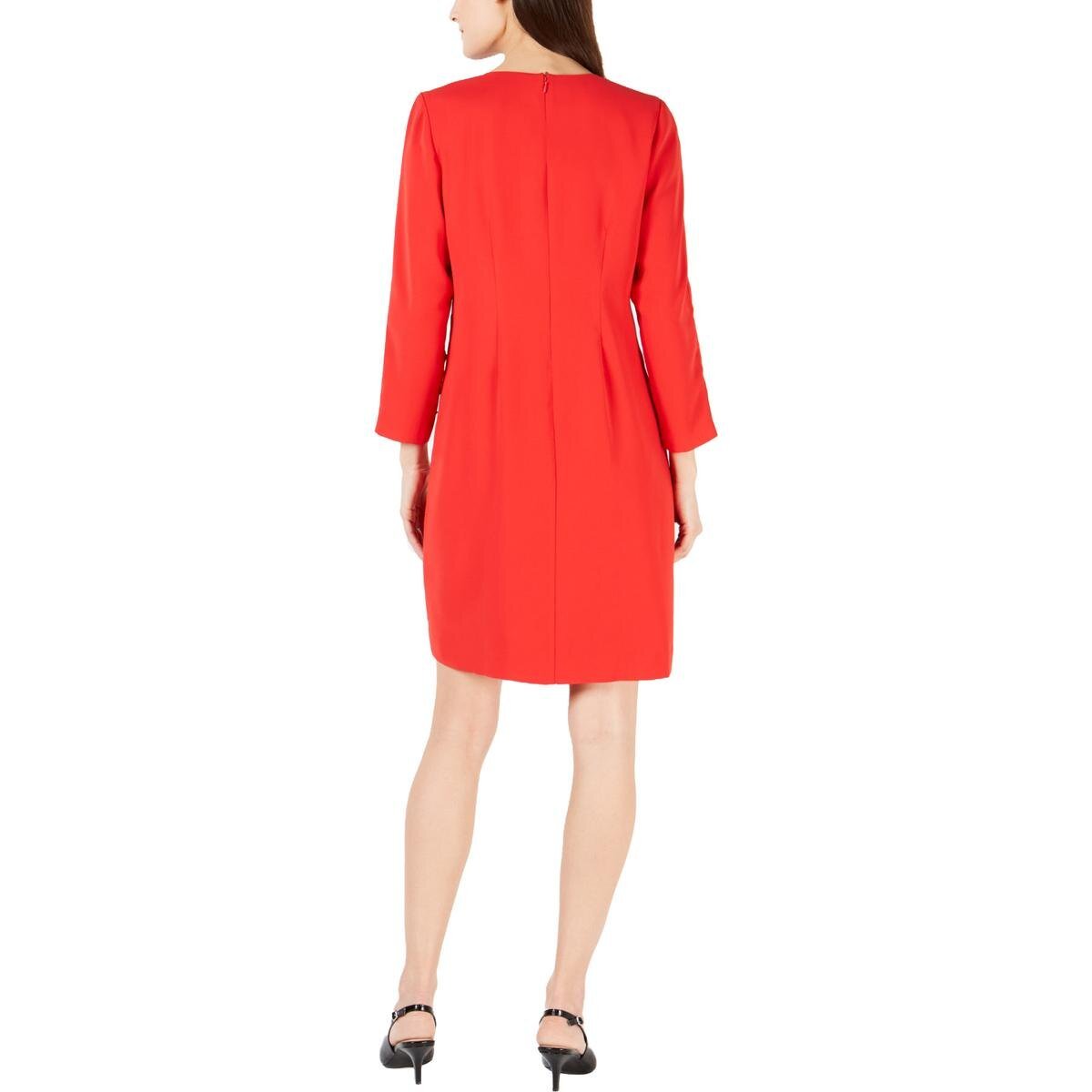 Alfani Pleated Ruffle Sleeve Dress - TopLine Fashion Lounge