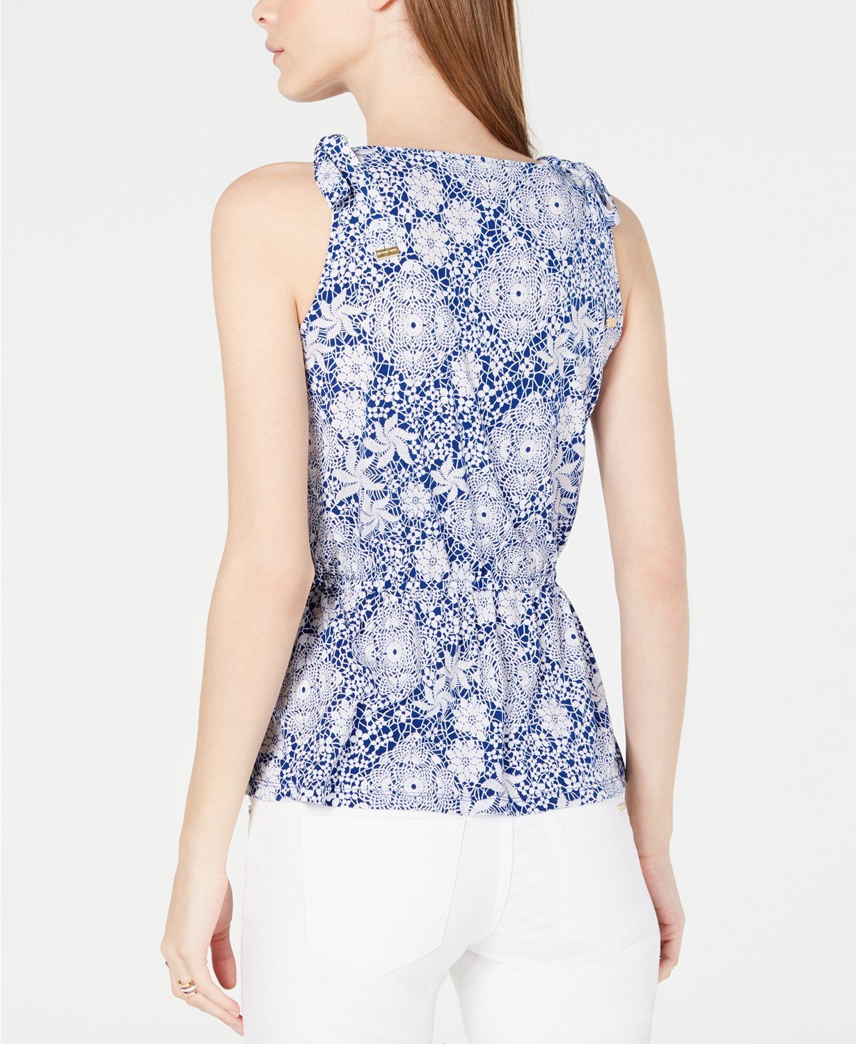 Michael Michael Kors Womens Tie-shoulder Top - TopLine Fashion Lounge