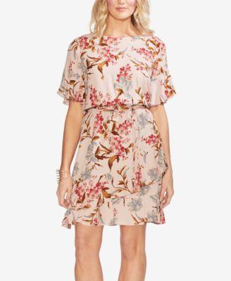 ince Camuto Wildflower Ruffle-Hem Dress - TopLine Fashion Lounge