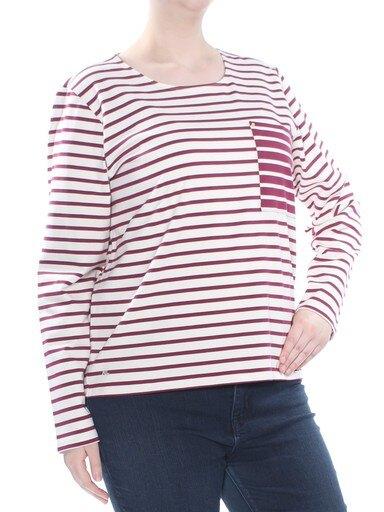 Lauren Ralph Lauren Womens Raeden Striped Crewneck Sweatshirt