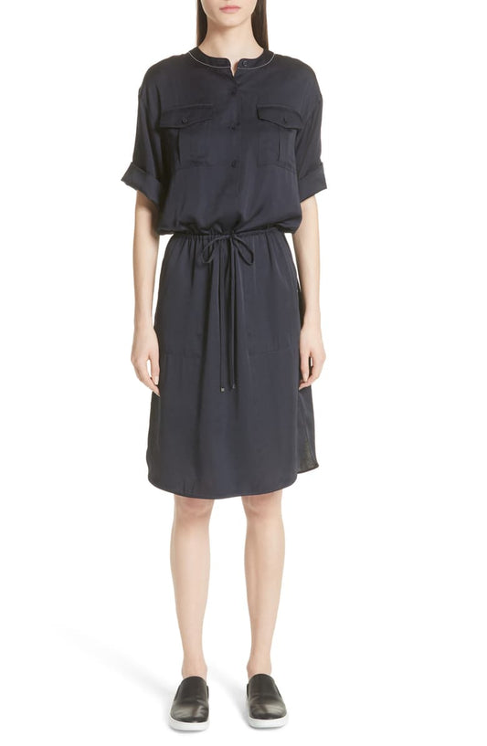 Benson Luminous Cloth Shirt Dress - TopLine Fashion Lounge