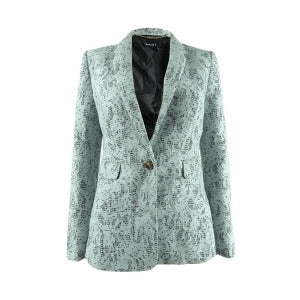 Dkny Bonded Lace One-Button Jacket