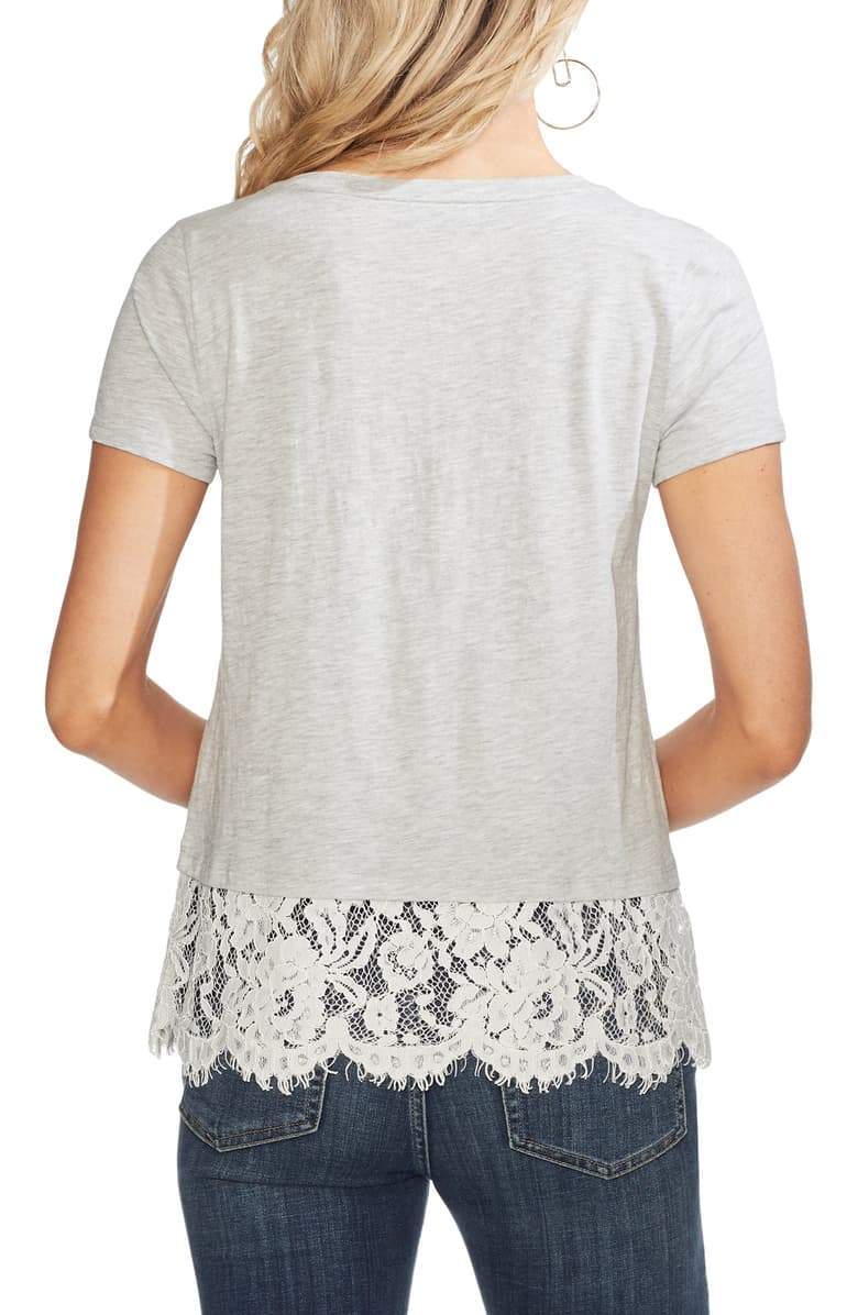 Vince Camuto Lace-Trim Top - TopLine Fashion Lounge