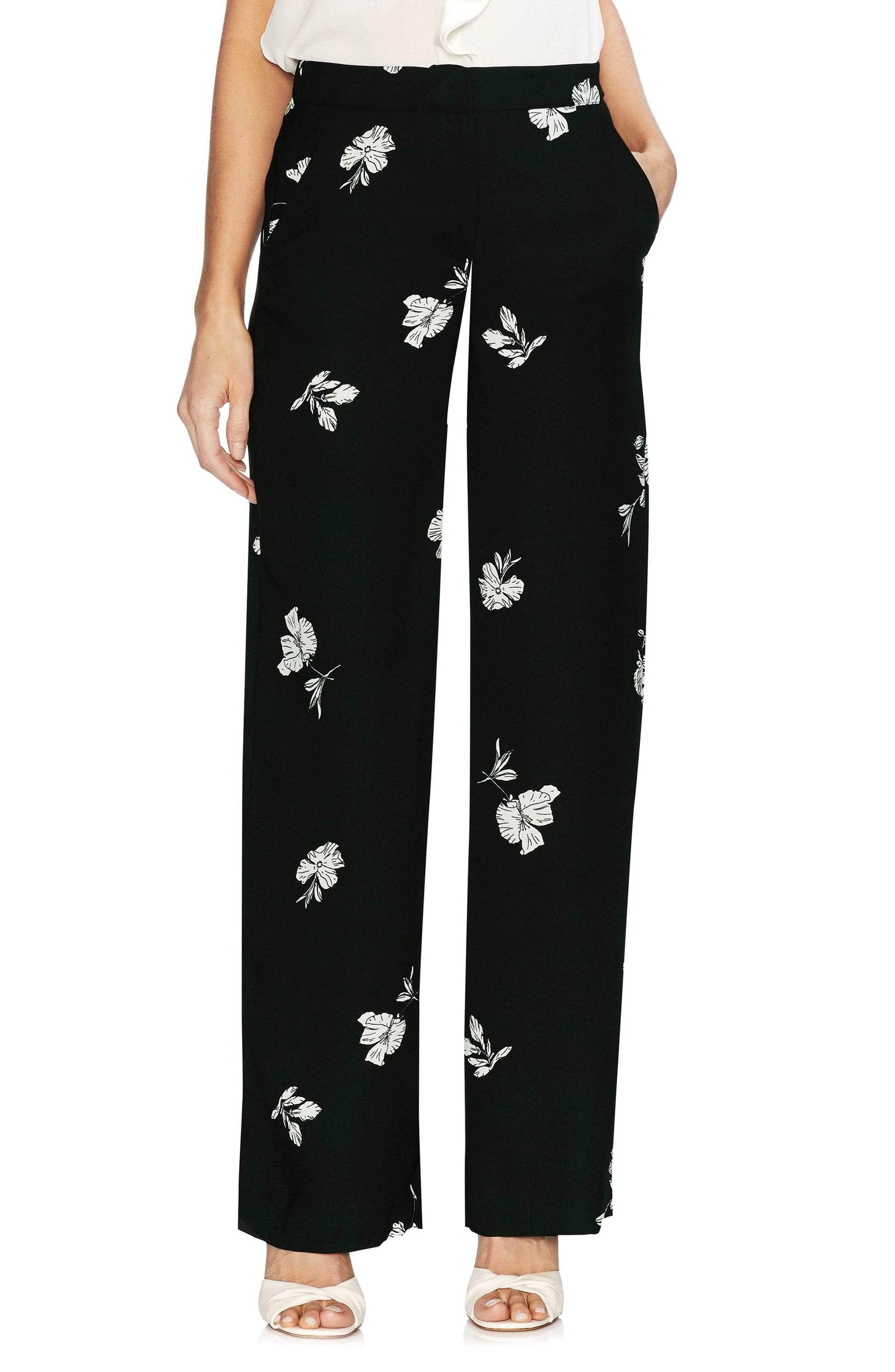 Vince Camuto Floral-Print Pants - TopLine Fashion Lounge