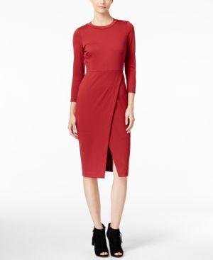 Catherine Malandrino Alistair Faux-Wrap Dress-Women - TopLine Fashion Lounge