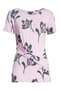 Women's St. John Women's Collection Falling Flower Print Jersey Tee