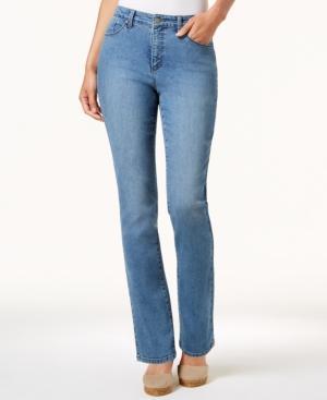 Charter Club Tummy-Slimming Straight-Leg Je Pasadena Wash 8S - TopLine Fashion Lounge