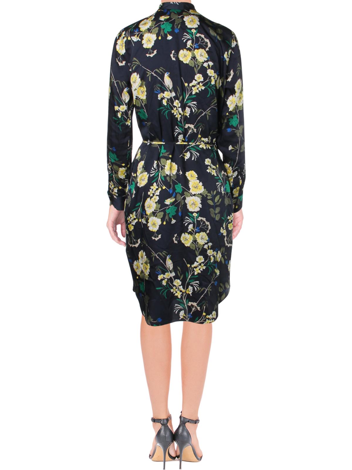 Lauren Ralph Lauren Womens Danona Button-Down Floral Shirtdress