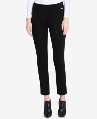 Calvin Klein Womens Madison Suede Slim Fit Leggings - TopLine Fashion Lounge