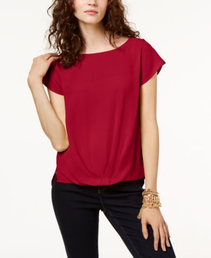 INC Draped-Hem Top