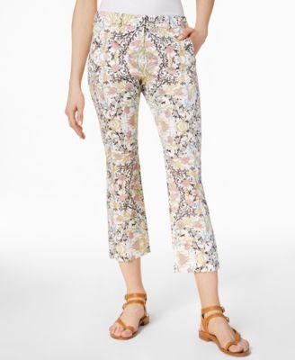 Max Mara Weekend Max Mara Neottia Printed Cropped Pants