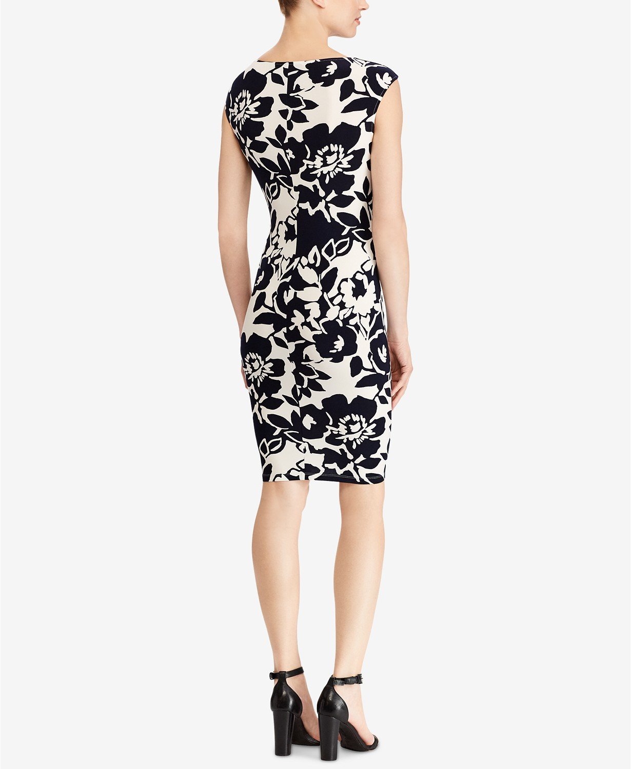 American Living Floral-Print Sheath Dress NATURAL - TopLine Fashion Lounge
