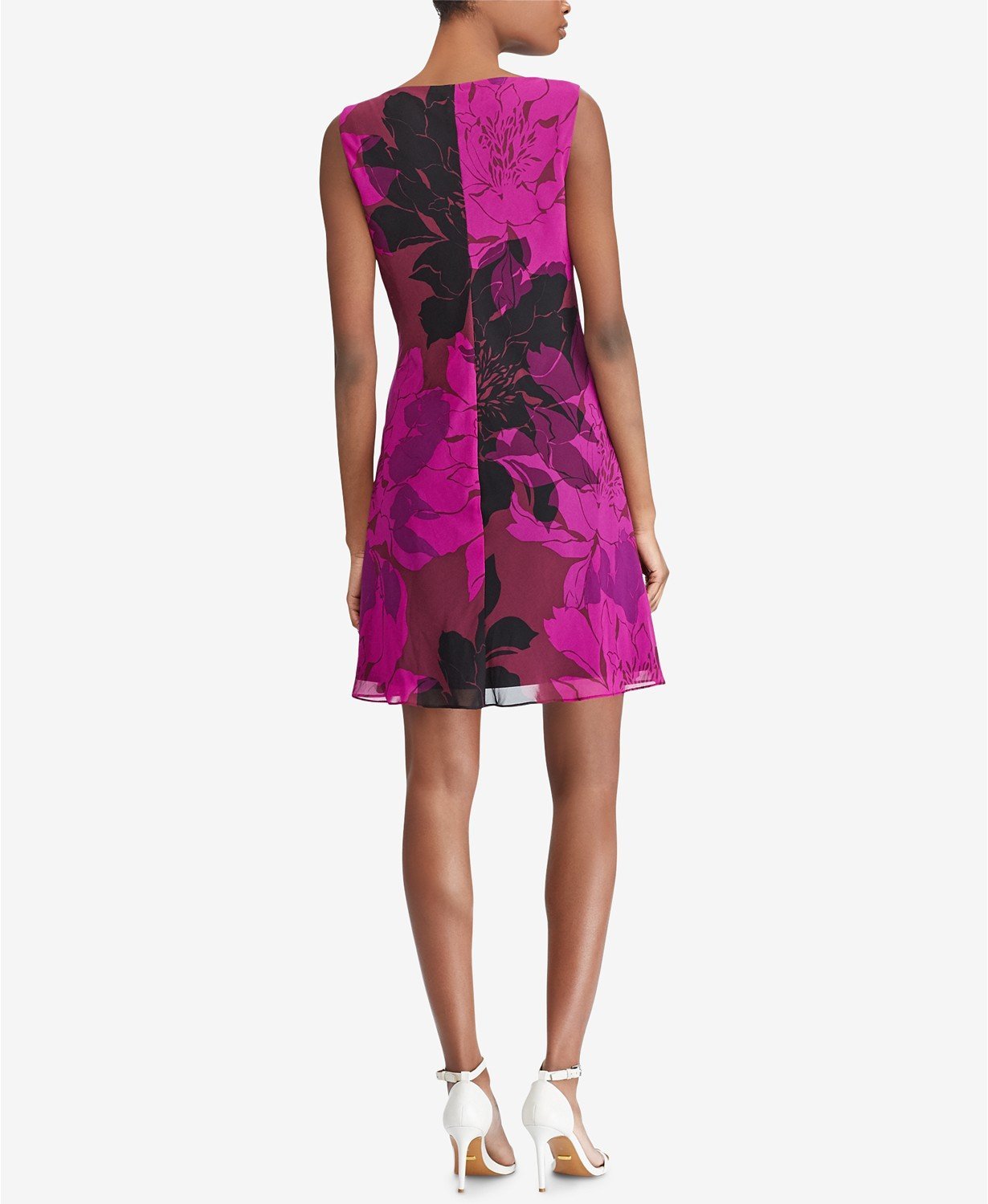 American Living Womens Floral-Print Sheath Dress Purple - TopLine Fashion Lounge