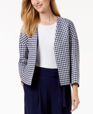 Anne Klein Women's Suit Separate Office Wear Open-Front Blazer - TopLine Fashion Lounge