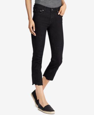 Lauren Ralph Lauren Petite Embroidered Skinny Jeans - TopLine Fashion Lounge