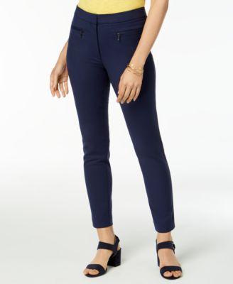 Maison Jules Zip-Pocket Skinny Pants Blue Notte 12 - 