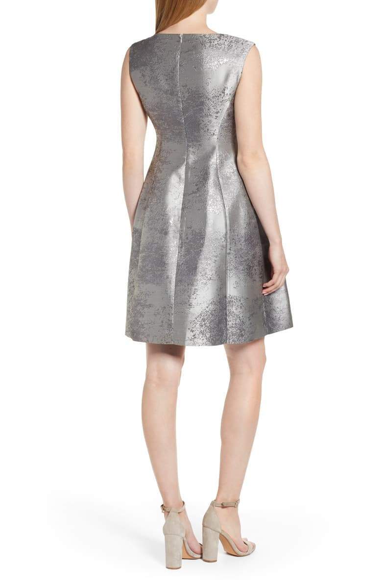 Anne Klein Womens Metallic Sleeveless Cocktail Dress - TopLine Fashion Lounge