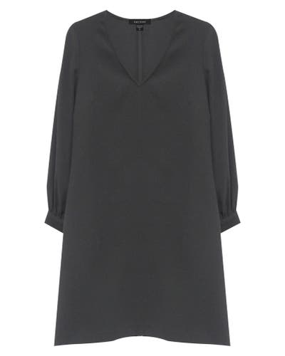 KAREN KANE Blouson Sleeve Crepe Dress