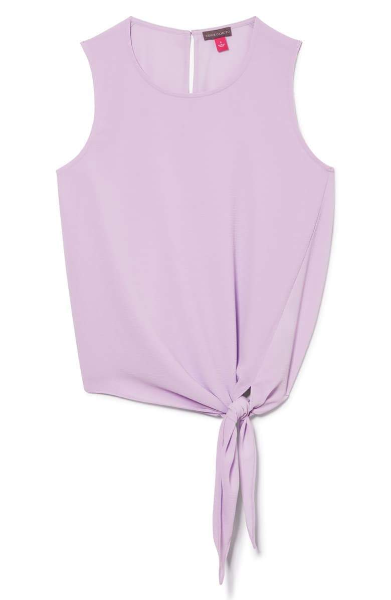 Vince Camuto Sleeveless Tie-Hem Top - TopLine Fashion Lounge