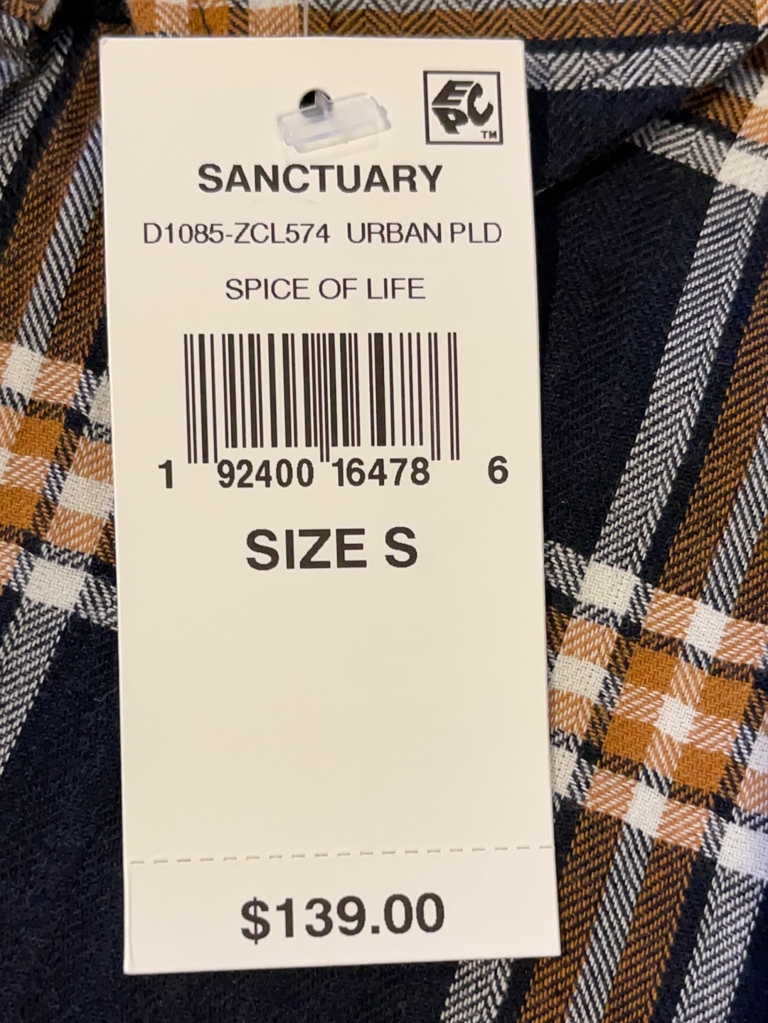 Sanctuary Womens Ani Plaid Wrap Shirtdress