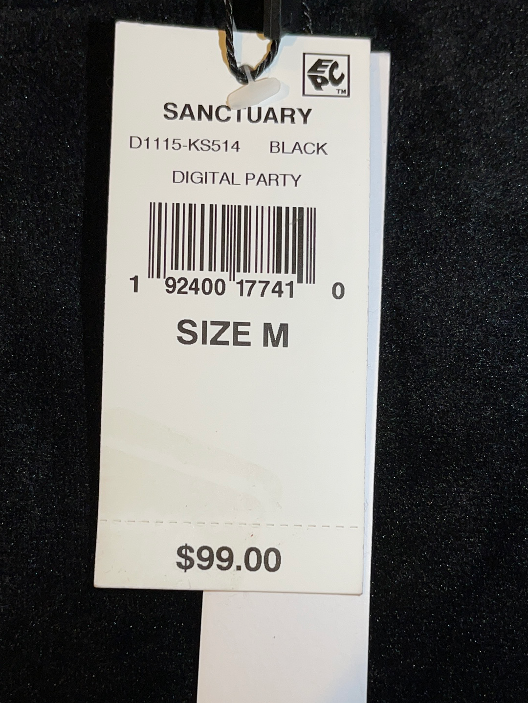 Sanctuary Endless Night Velour Shirt Dress