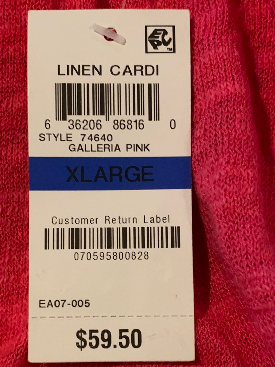 Summer Alfani Linen Open-Front Cardigan